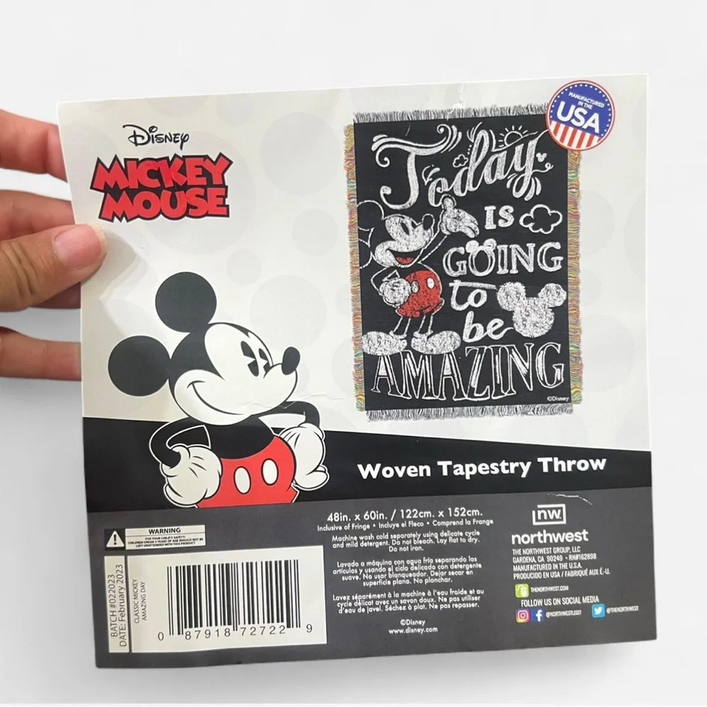 Disney Mickey Mouse‎ Throw Blanket 48